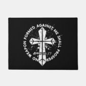 私に対して形成された武器は、信仰を得るものではない ドアマット (正面)