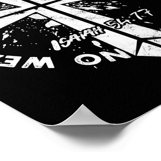 私に対して形成された武器は、信仰を得るものではない ポスター (角)