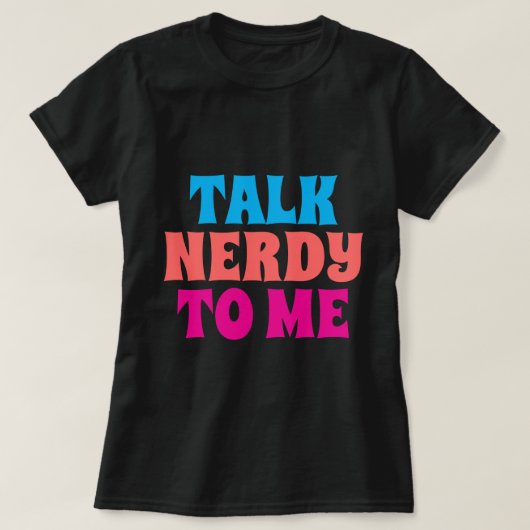私に専門的なことを話して Tシャツ (デザイン正面)