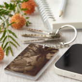 私に後を追当たる キーホルダー (正面右)