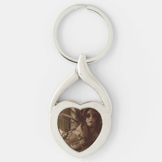 私に後を追当たる キーホルダー (正面)