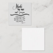 私に従うKJV聖書の聖句リマインダー エンクロージャーカード (正面/裏面)