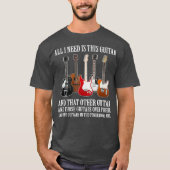 私に必要なのはこのギターだけで、どんなミュージシャンでも Tシャツ (正面)