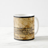 私に恐れのマグがある場合のジョン・キーツ コーヒーマグカップ (正面右)