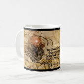 私に恐れのマグがある場合のジョン・キーツ コーヒーマグカップ (正面左)