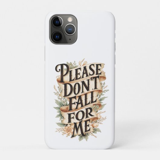私に惚れないでください Case-Mate iPhoneケース (裏)