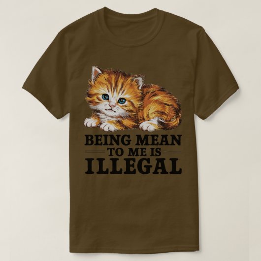 私に意地悪でいることは違法である1 Tシャツ (デザイン正面)