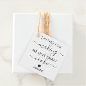 私に感謝していクッキーのラベルを一つ頭が切れる作るためにKraft フェイバータグ (インサイチュ)