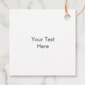 私に感謝していクッキーのラベルを一つ頭が切れる作るためにKraft フェイバータグ (裏面)