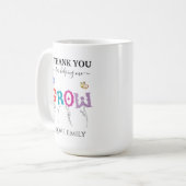 私に感謝救済成長先生感謝 コーヒーマグカップ (正面左)