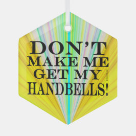 私に手を出させないで ガラスオーナメント