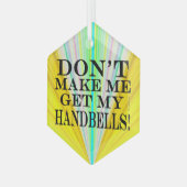 私に手を出させないで ガラスオーナメント (正面左)