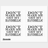 私に手を出させないで 長方形シール (シート)