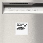 私に手を出すな……私は人を刺すのにお金をもらう マグネット (インサイチュ (食洗機))