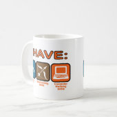 私に技術のナポレオンのダイナマイトがあります コーヒーマグカップ (正面左)