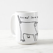 私に接吻して下さい! 私はふくろねずみです!! コーヒーマグカップ (正面左)