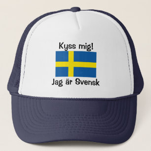 私に接吻して下さい! 私はスウェーデン語です キャップ