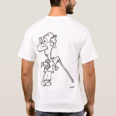 私に斧を打つな！Ax Little Guy – 前面と背面 Tシャツ (裏面)