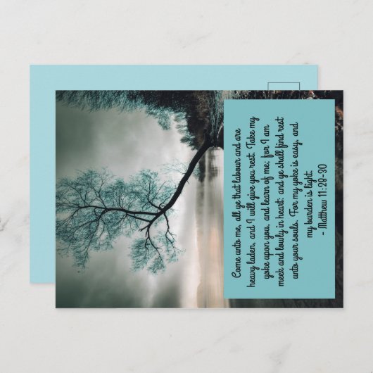 私に来は疲れきっている全ての人 ポストカード (正面/裏面)