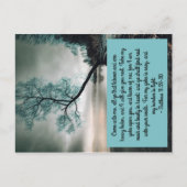 私に来は疲れきっている全ての人 ポストカード (正面)