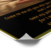 私に来は疲れ果てているすべての人 ポスター (角)