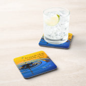 私に来られるthirsyであるジョンの7:37だれでも聖書 コースター (右側)