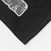 私に汚れたチョーク玉8 フリースブランケット (角)