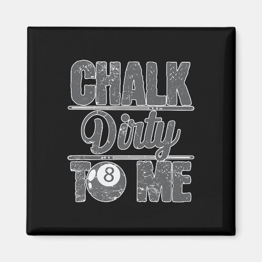 私に汚れたチョーク玉8 マグネット (正面)