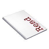 私に汚れた読書自筆の本 ノートブック (右側)