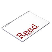 私に汚れた読書自筆の本 ノートブック (左側)