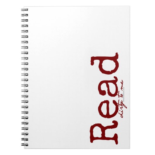 私に汚れた読書自筆の本 ノートブック (正面)