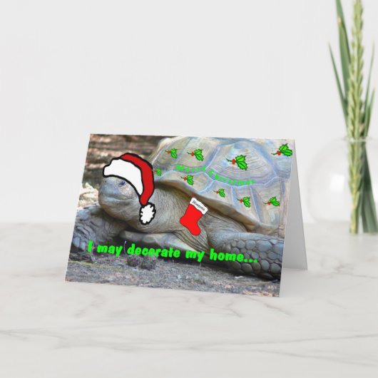 私に煙突、サンタがありません! シーズンカード (正面)