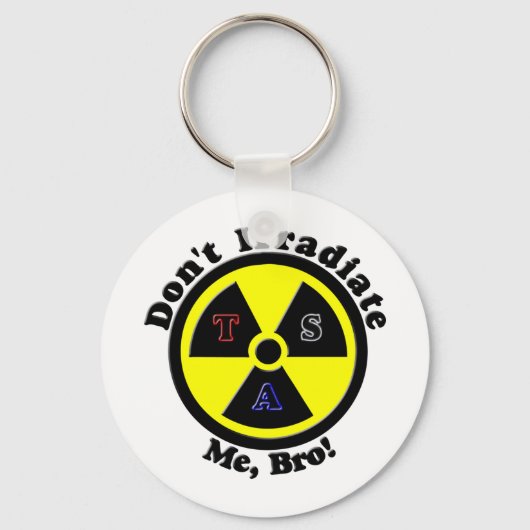 私に照射しないで！ キーホルダー (正面)