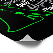 私に猿を捕まえさせ飛んでいるるな ポスター (角)