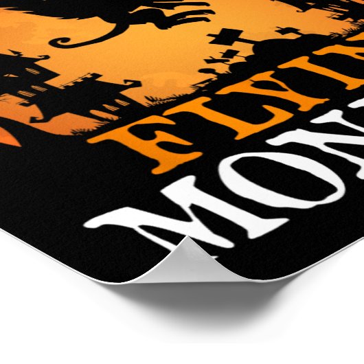 私に猿を捕まえさせ飛んでいるるな ポスター (角)