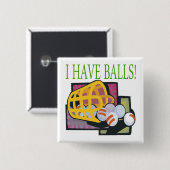 私に球があります 缶バッジ (正面&裏面)