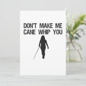 私に甘い鞭を作らない皮肉なおもしろいことわざ サンキューカード (スタンド正面)