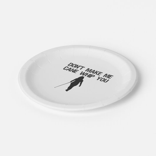 私に甘い鞭を作らない皮肉なおもしろいことわざ ペーパープレート (アングル)