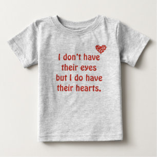 私に目-採用のTシャツ--があります ベビーTシャツ