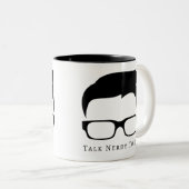 私に真面目な話マグ ツートーンマグカップ (正面右)