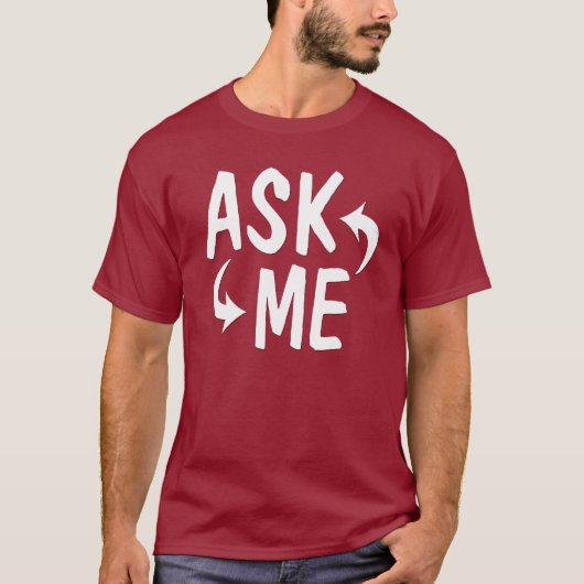 私に矢が付いているワイシャツを頼んで下さい Tシャツ (正面)