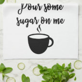 私に砂糖をタオルかけて下さい キッチンタオル (折り畳み)