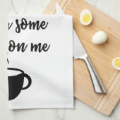 私に砂糖をタオルかけて下さい キッチンタオル (四つ折り)