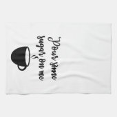 私に砂糖をタオルかけて下さい キッチンタオル (横)