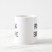 私に砂糖をマグかけて下さい コーヒーマグカップ (中央)