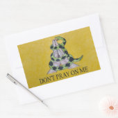 私に祈るな 長方形シール (封筒)