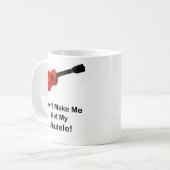 私に私のウクレレを得させます コーヒーマグカップ (正面左)