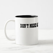 私に私のオペラ声を使用させます ツートーンマグカップ (左)