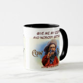 私に私のコーヒーを与えればだれも傷つきません! マグカップ (正面右)
