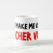 私に私の先生の声のコーヒー・マグを使用させます コーヒーマグカップ (中央)